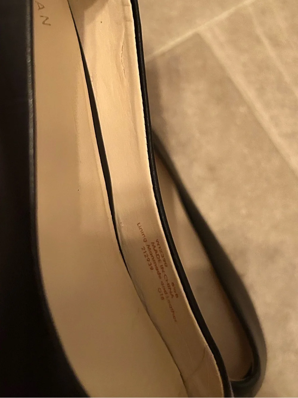 Cole Haan Black Pointed-Toe Kitten Heel Pumps